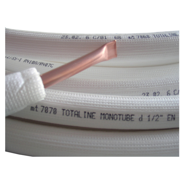 Couronne de cuivre monotube isolé M1 3/4" 25m Ep.1mm